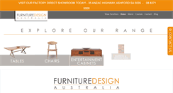 Desktop Screenshot of furnituredesignaustralia.com.au